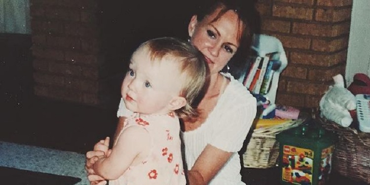 Baby Alex Drummond with her mother Ree Drummond