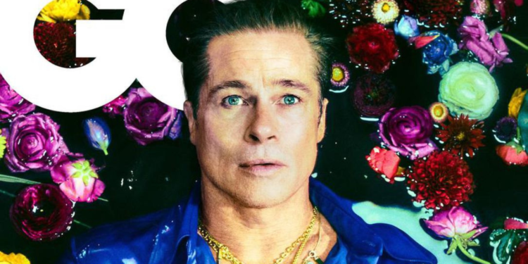 Brad Pitt on GQ Magazine cover