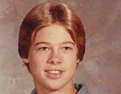 Brad Pitt school photo