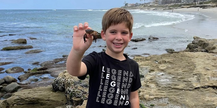 Brayden El Moussa on a Beach