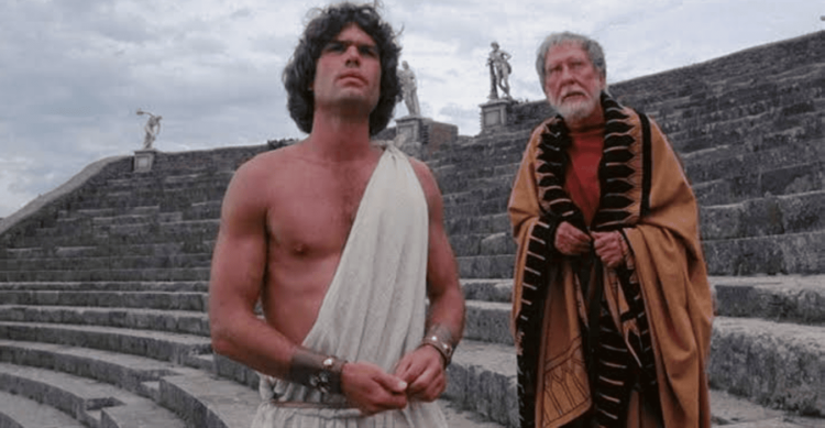 Burgess Meredith in Clash of the Titans (1981)