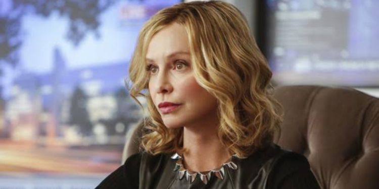 Calista Flockhart as Cat Grant in Supergirl