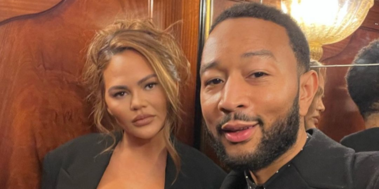 Chrissy Teigen and husband John Legend