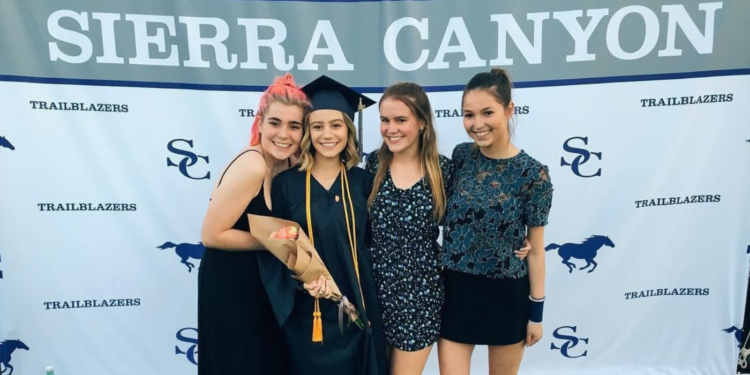 G Hannelius High School graduation