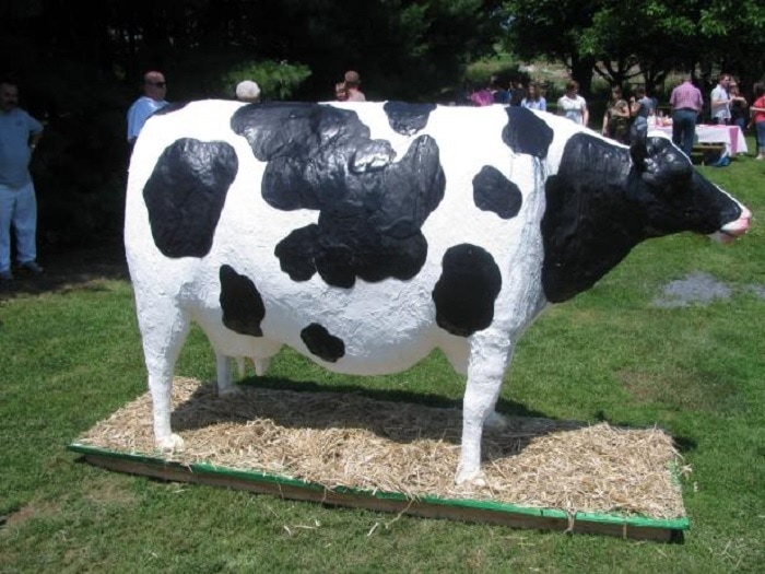 full sized cow cake boss