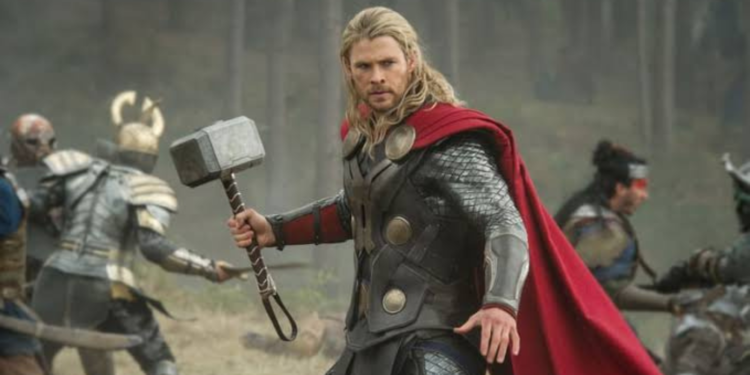 Chris Hemsworth in Thor Love and Thunder