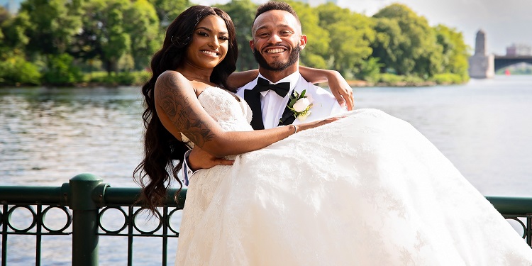 Katina Goode and Olajuwon Dickerson from Married at First Sight Season 14