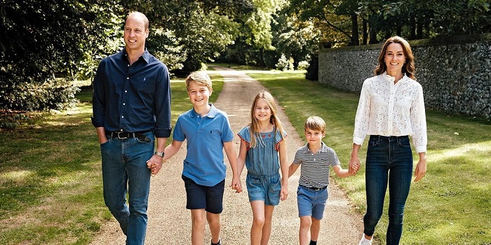 Prince and Princess of Wales with their Children