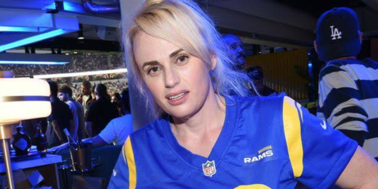 Rebel Wilson Los Angeles Rams fan