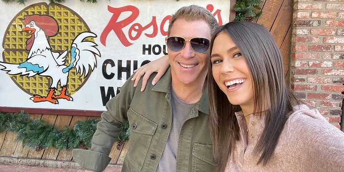 Sophie Flay and her father Bobby