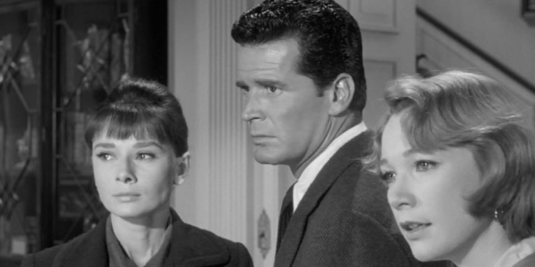 Audrey Hepburn, Shirley MacLaine, and James Garner in The Children's Hour (1961)