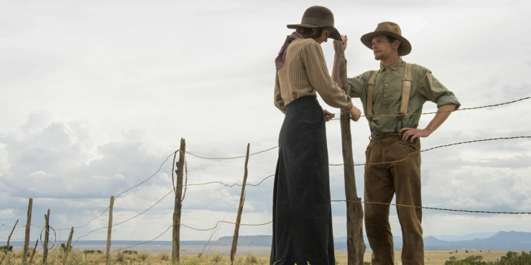 Michelle Dockery and Jack O'Connell in Godless (2017)