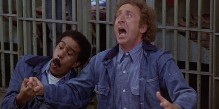 Gene Wilder and Richard Pryor in Stir Crazy (1980)