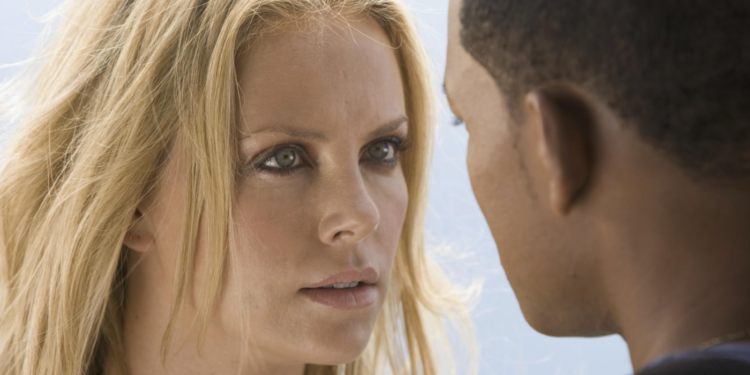 Will Smith and Charlize Theron in Hancock (2008)