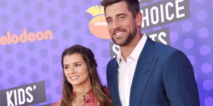 Aaron Rodgers and Danica Patrick