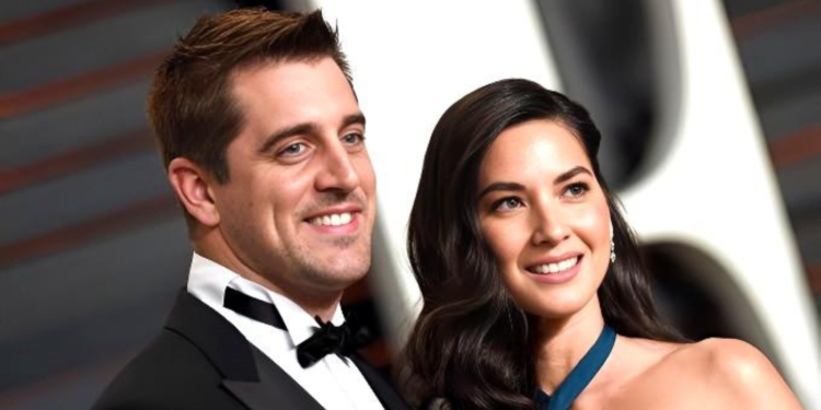 Aaron Rodgers and Olivia Munn