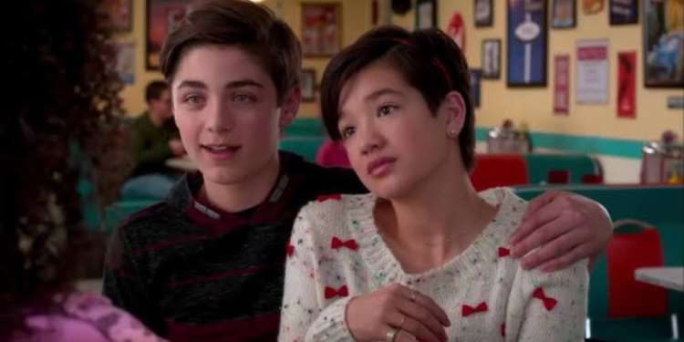 Asher Angel in Andi Mack