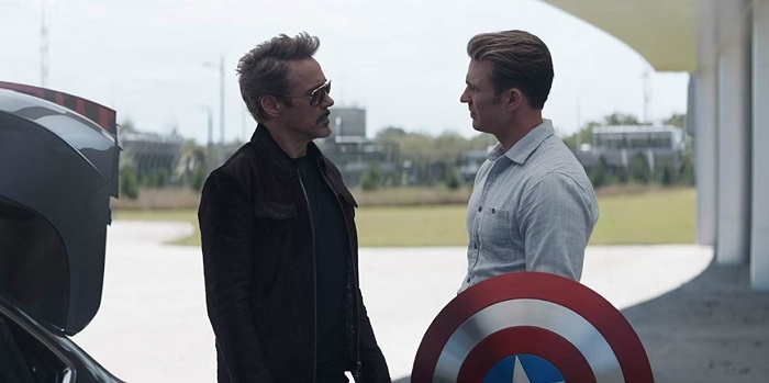 Captain America and Tony Stark (Ironman)