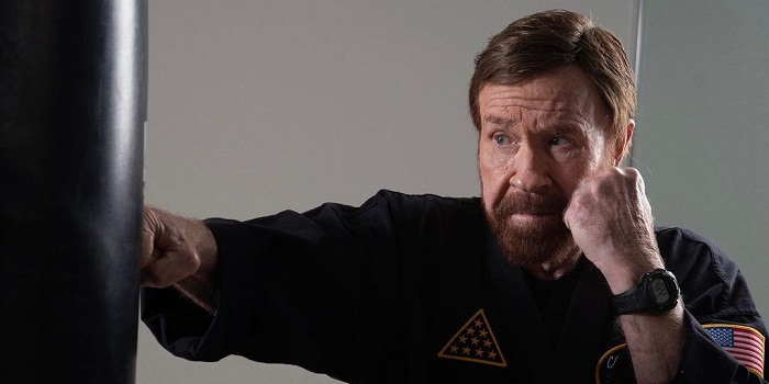 Chuck Norris Doing Karate