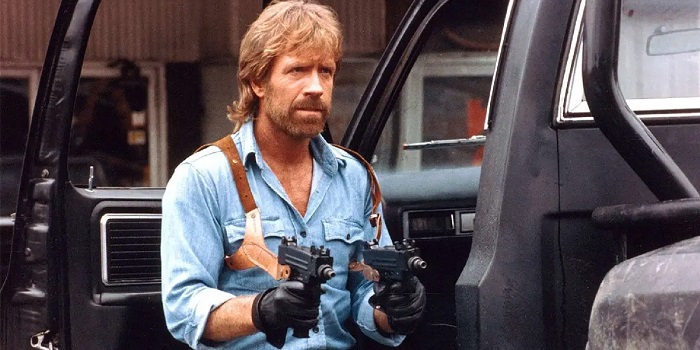 Chuck Norris With Guns