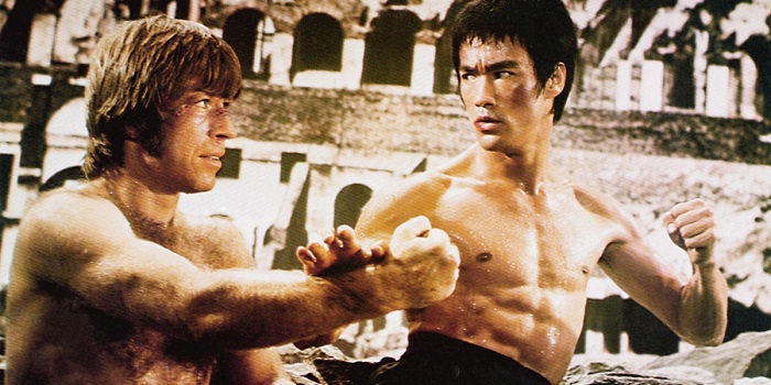 Chuck Norris and Bruce Lee