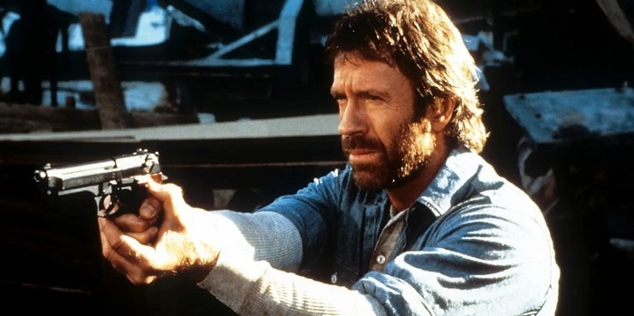 Chuck Norris in the movie Hellbound