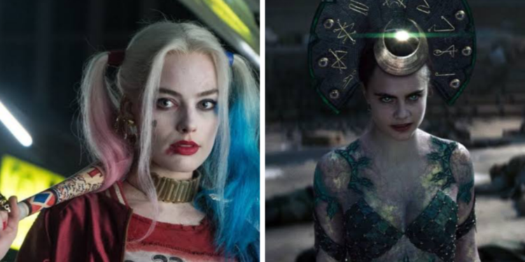 Margot Robbie and Cara Delevingne Suicide Squad