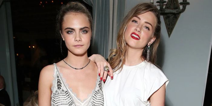 Amber Heard and Cara Delevingne