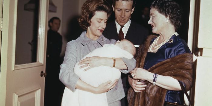 Princess Margaret and her child