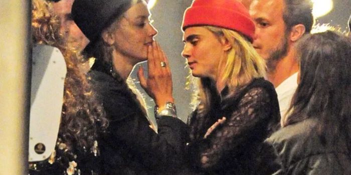 Amber Heard and Cara Delevingne