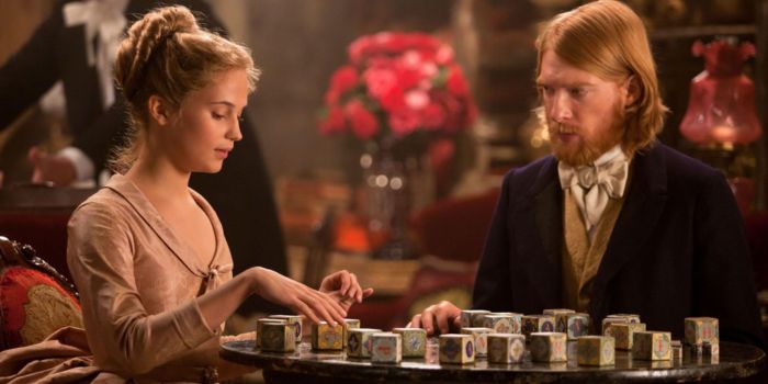 Domhnall Gleeson and Alicia Vikander in Anna Karenina