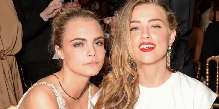 Amber Heard and Cara Delevingne