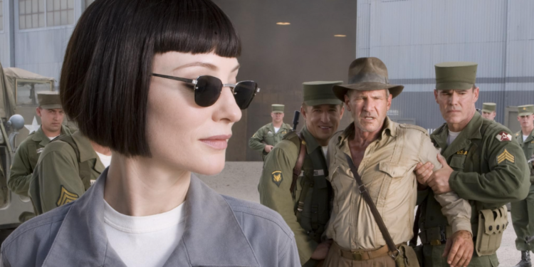 Harrison Ford, Cate Blanchett, Andrew Divoff, and Pasha D. Lychnikoff in Indiana Jones and the Kingdom of the Crystal Skull (2008)