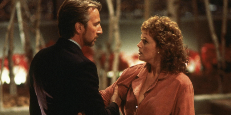 Alan Rickman and Bonnie Bedelia in Die Hard (1988)