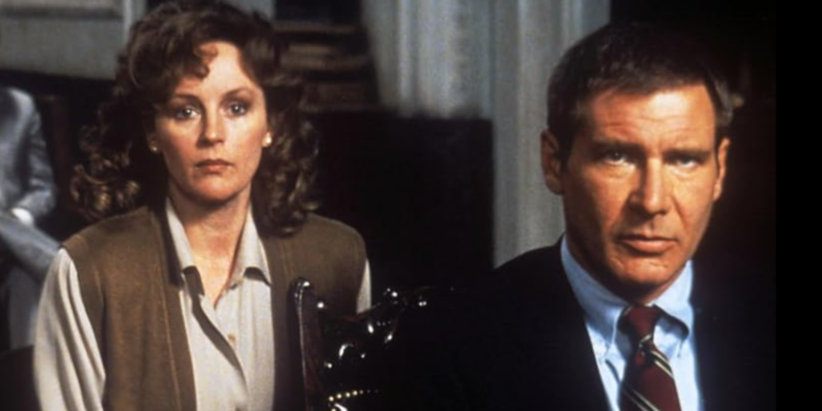 Bonnie Bedelia and Harrison Ford in Presumed Innocent 