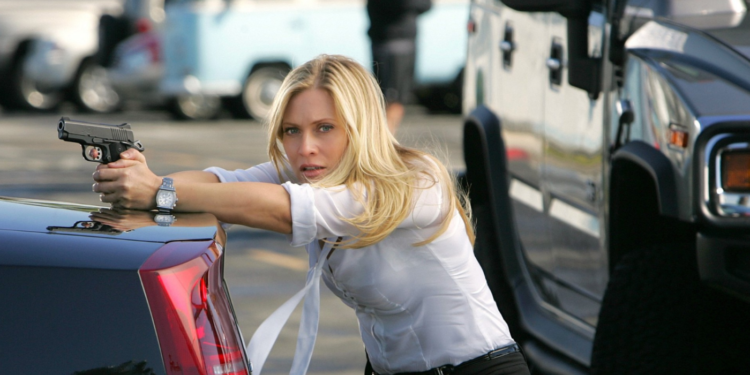 Emily Procter as CSI Detective Calleigh Duquesne in CSI: Miami