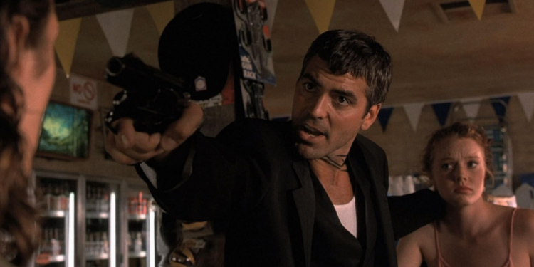 George Clooney, Aimee Graham, and John Hawkes in From Dusk Till Dawn (1996)