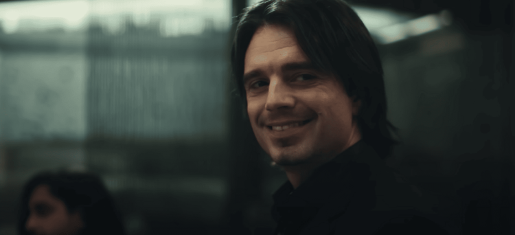 Sebastian Stan as Vlad Tenev in Dumb Money (2023)