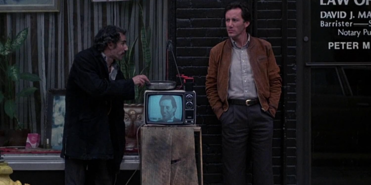 James Woods in Videodrome (1983)