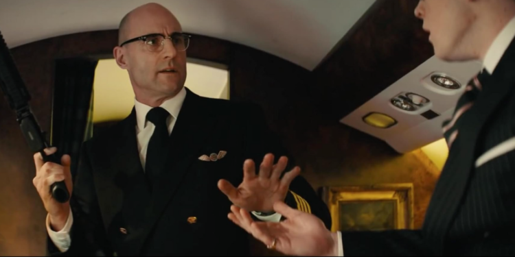 Mark Strong and Taron Egerton in Kingsman: The Secret Service (2014)