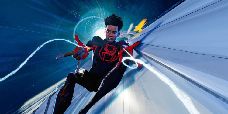 Shameik Moore in Spider-Man: Across the Spider-Verse (2023)