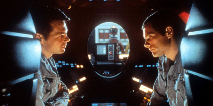 Keir Dullea and Gary Lockwood in 2001: A Space Odyssey (1968)