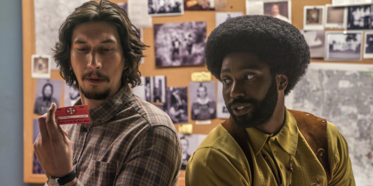 John David Washington and Adam Driver in BlacKkKlansman (2018)