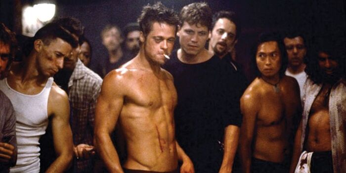 Brad Pitt in Fight Club 1