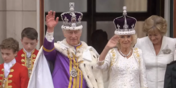 King Charles III and his wife, Camilla