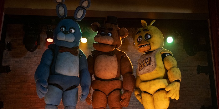 3 of the animatronics from Five Nights a Freddy's