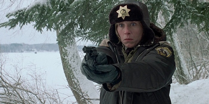 Frances McDormand as Marge Gunderson in the film Fargo