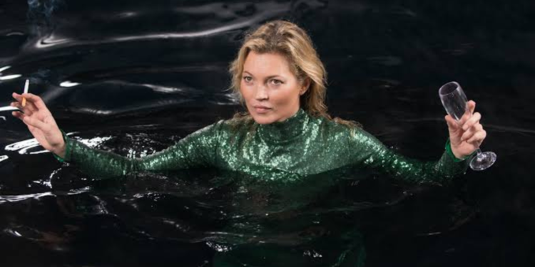 Kate Moss in Absolutely Fabulous: The Movie