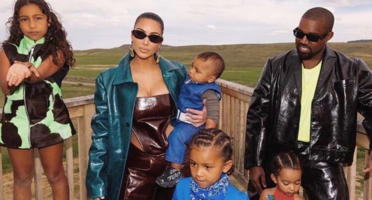 Kim and Kanye family - The Kardashians