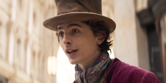 Timothee Chalamet in Wonka